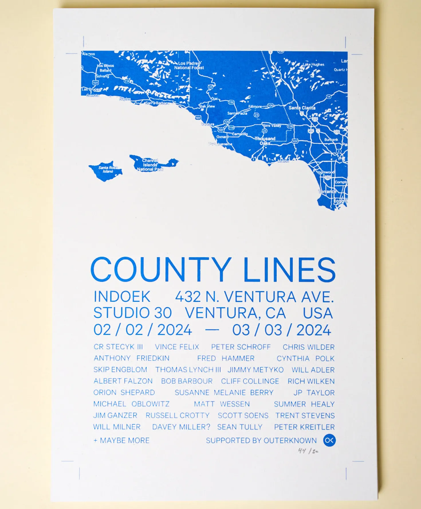 Indoek County Lines Tee Shirt