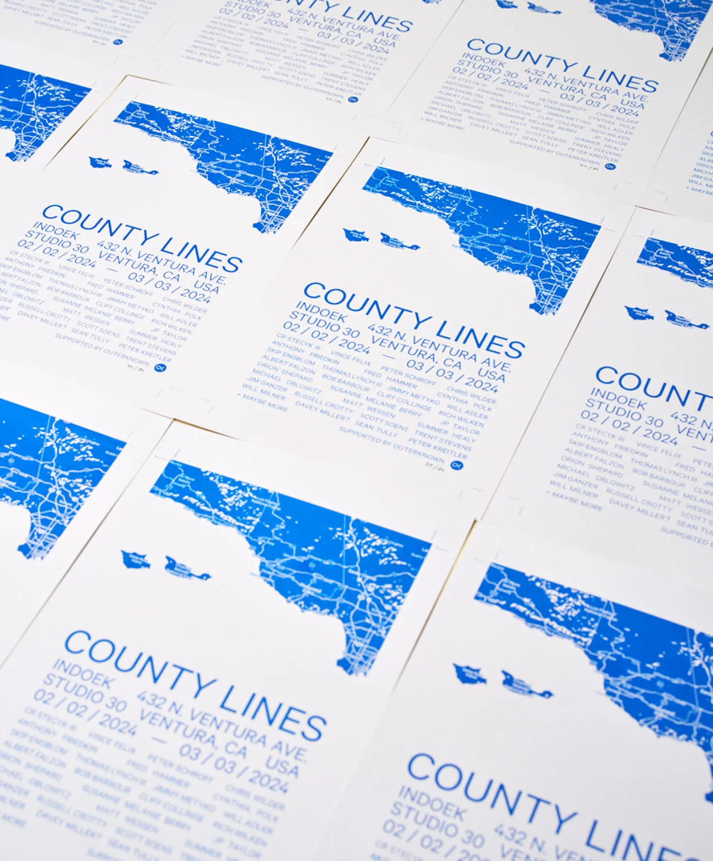 Indoek County Lines Tee Shirt
