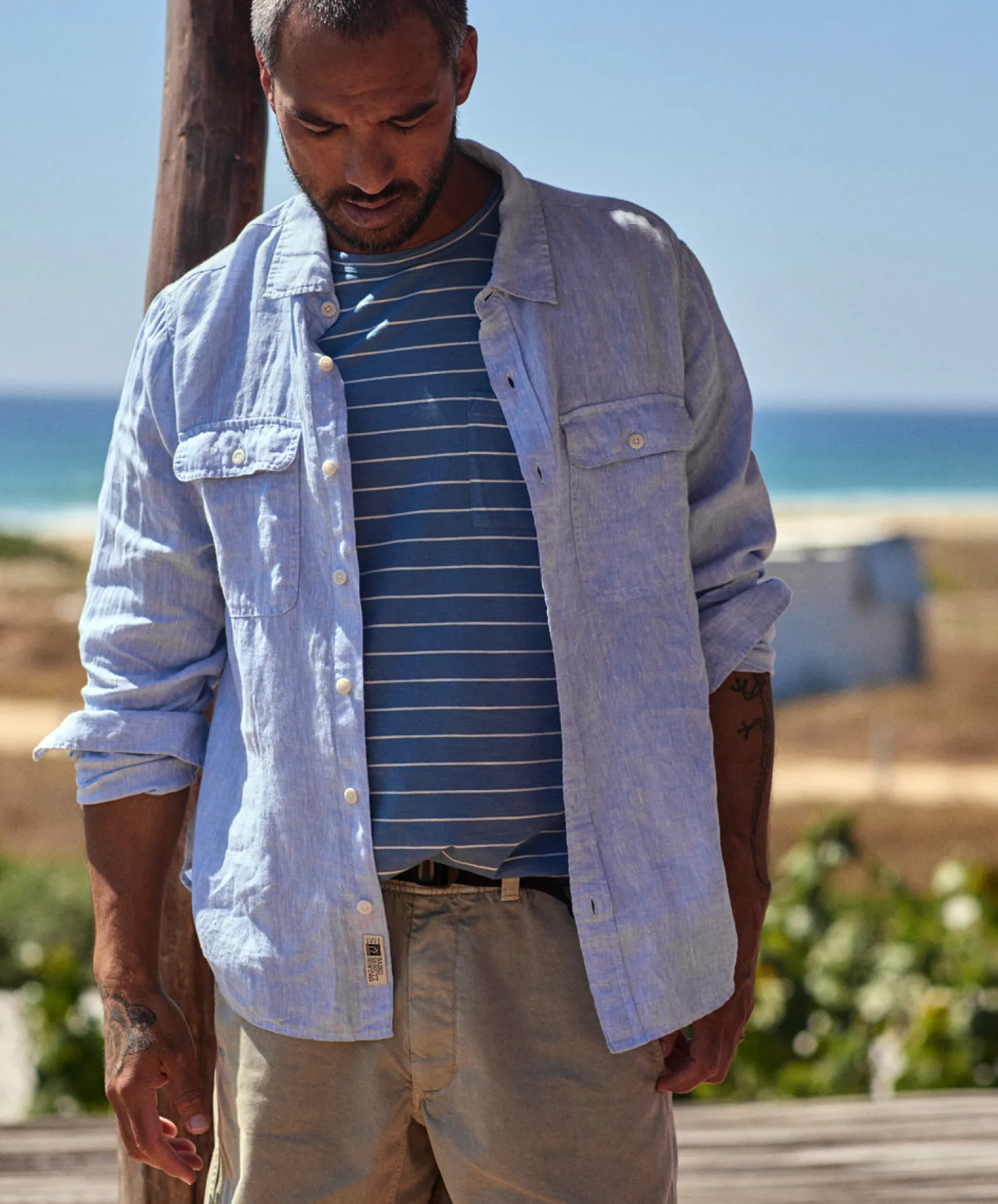 Saltwater Slub Pocket Tee