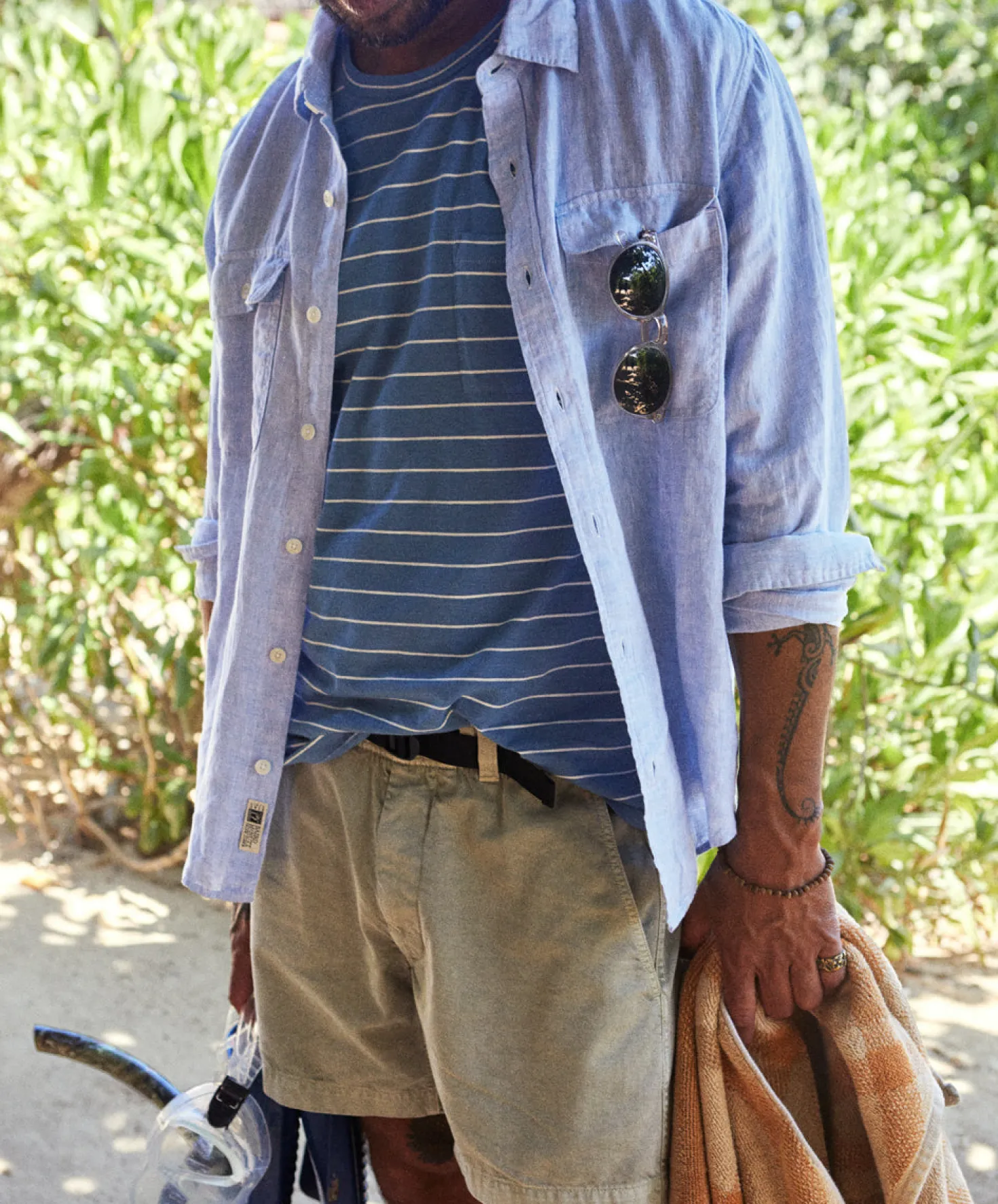 Saltwater Slub Pocket Tee