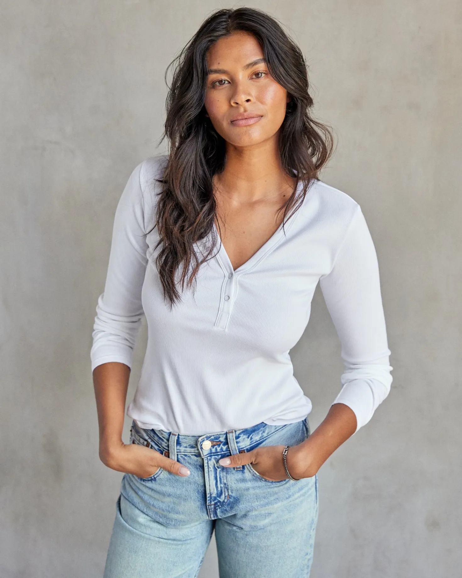 Sojourn Ribbed Henley