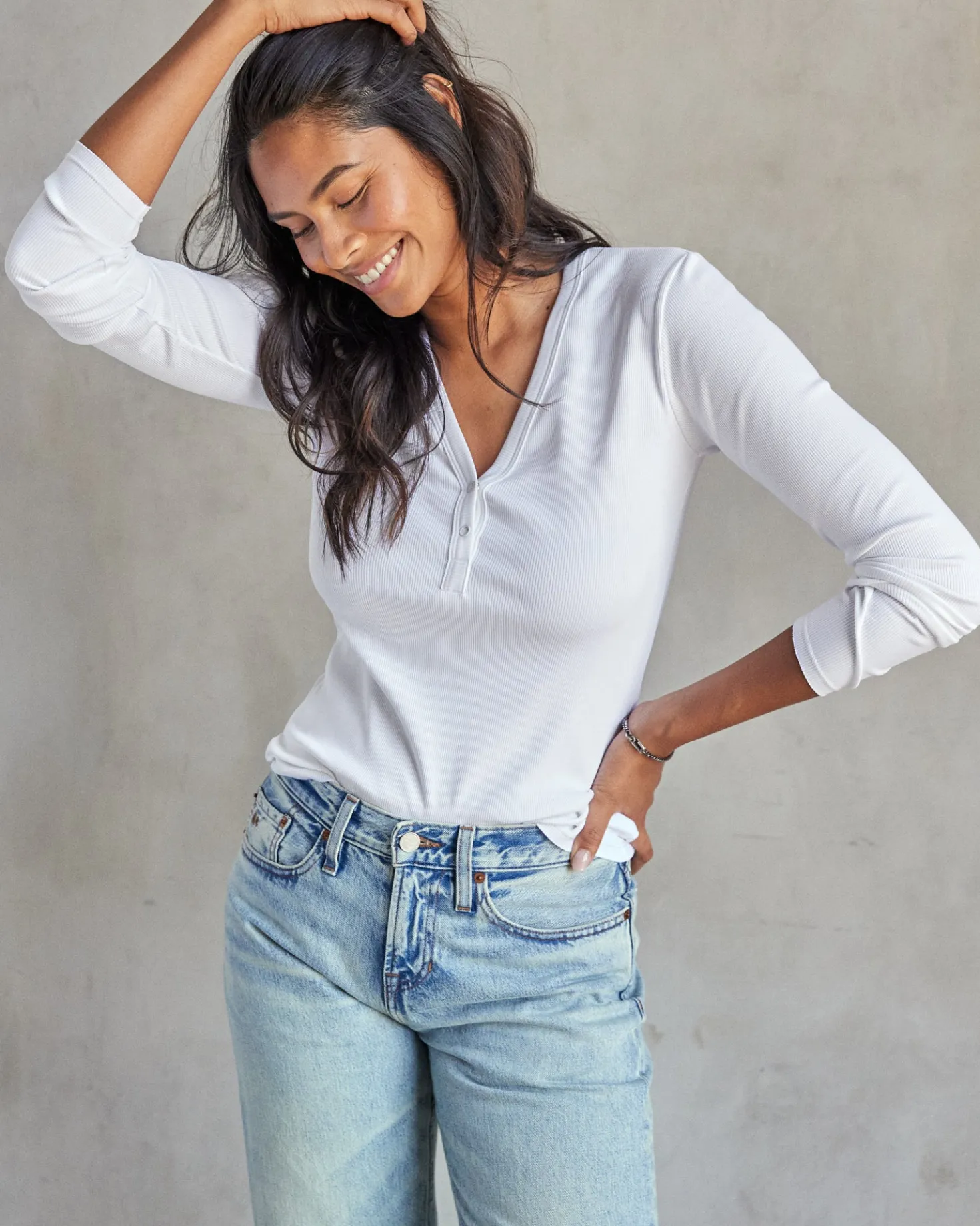 Sojourn Ribbed Henley