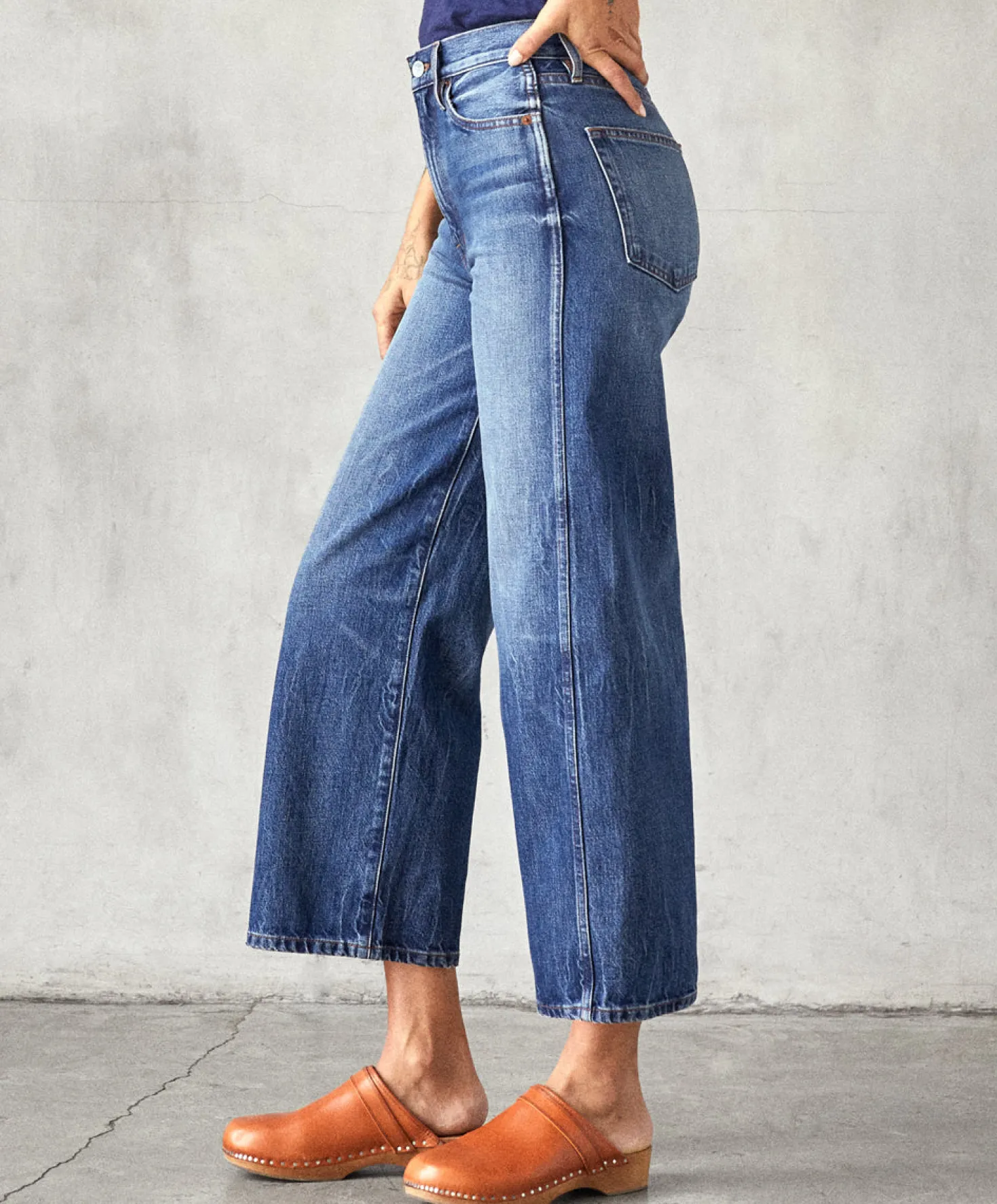 The Brook Wide Leg Jean