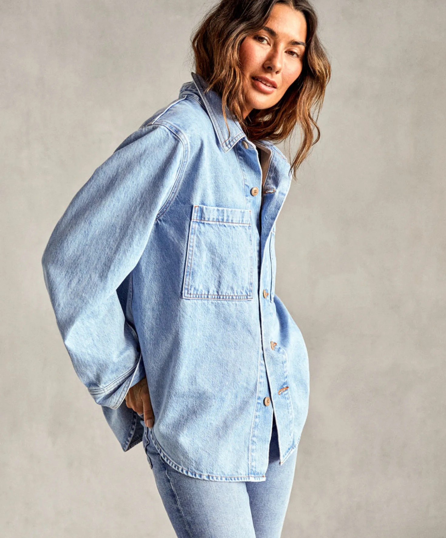 The Canyon Jean Shacket