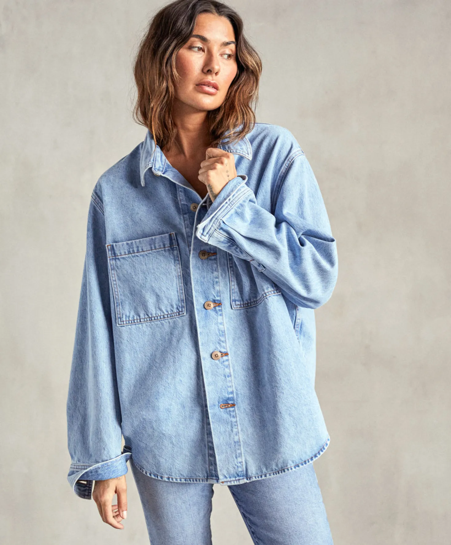 The Canyon Jean Shacket