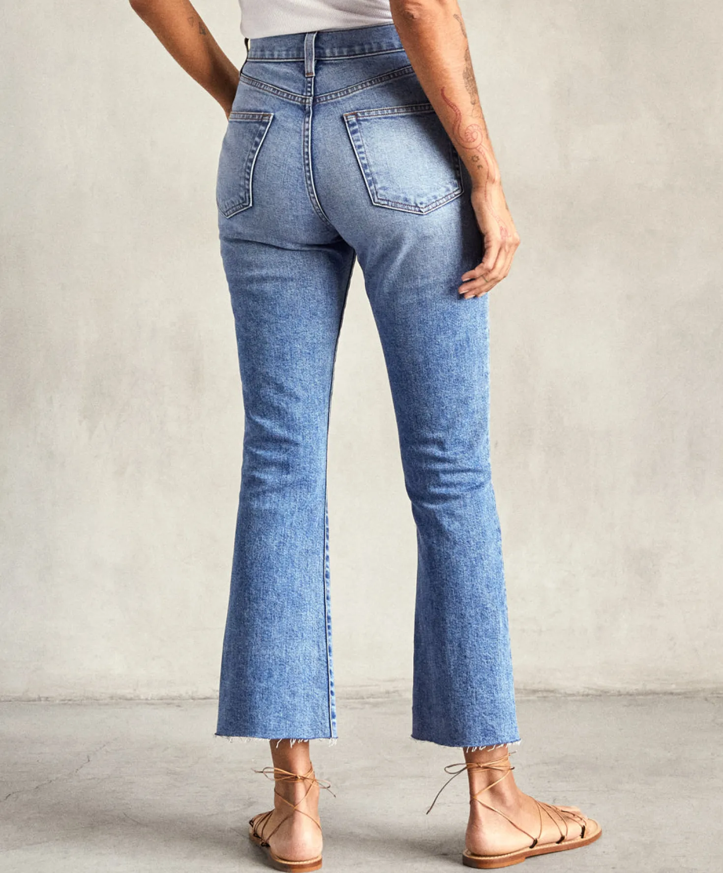 The Costa Crop Jean