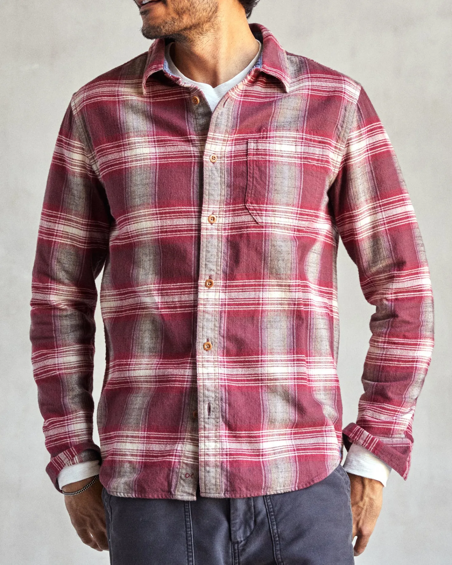 Transitional Slub Flannel