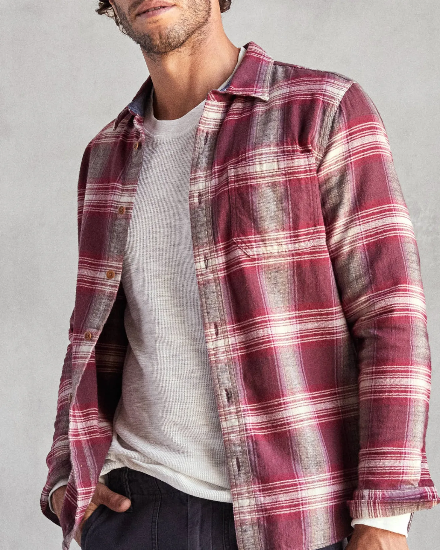 Transitional Slub Flannel