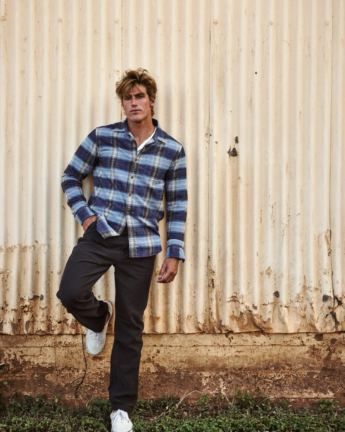 Transitional Slub Flannel