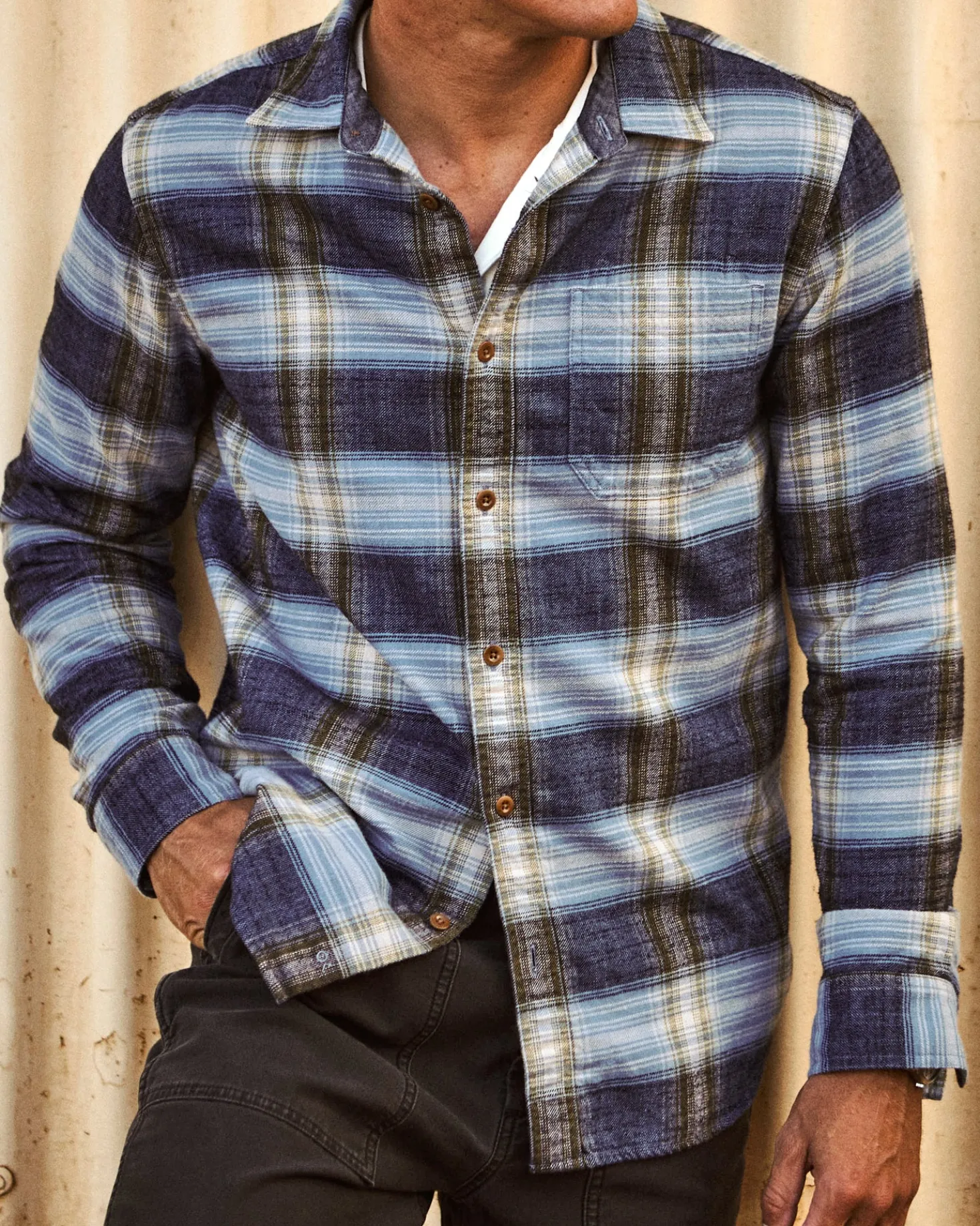 Transitional Slub Flannel