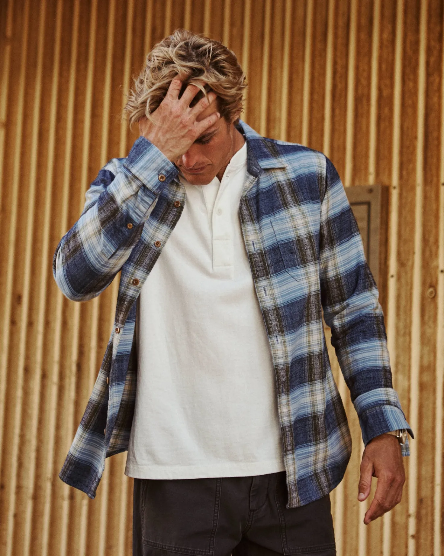 Transitional Slub Flannel