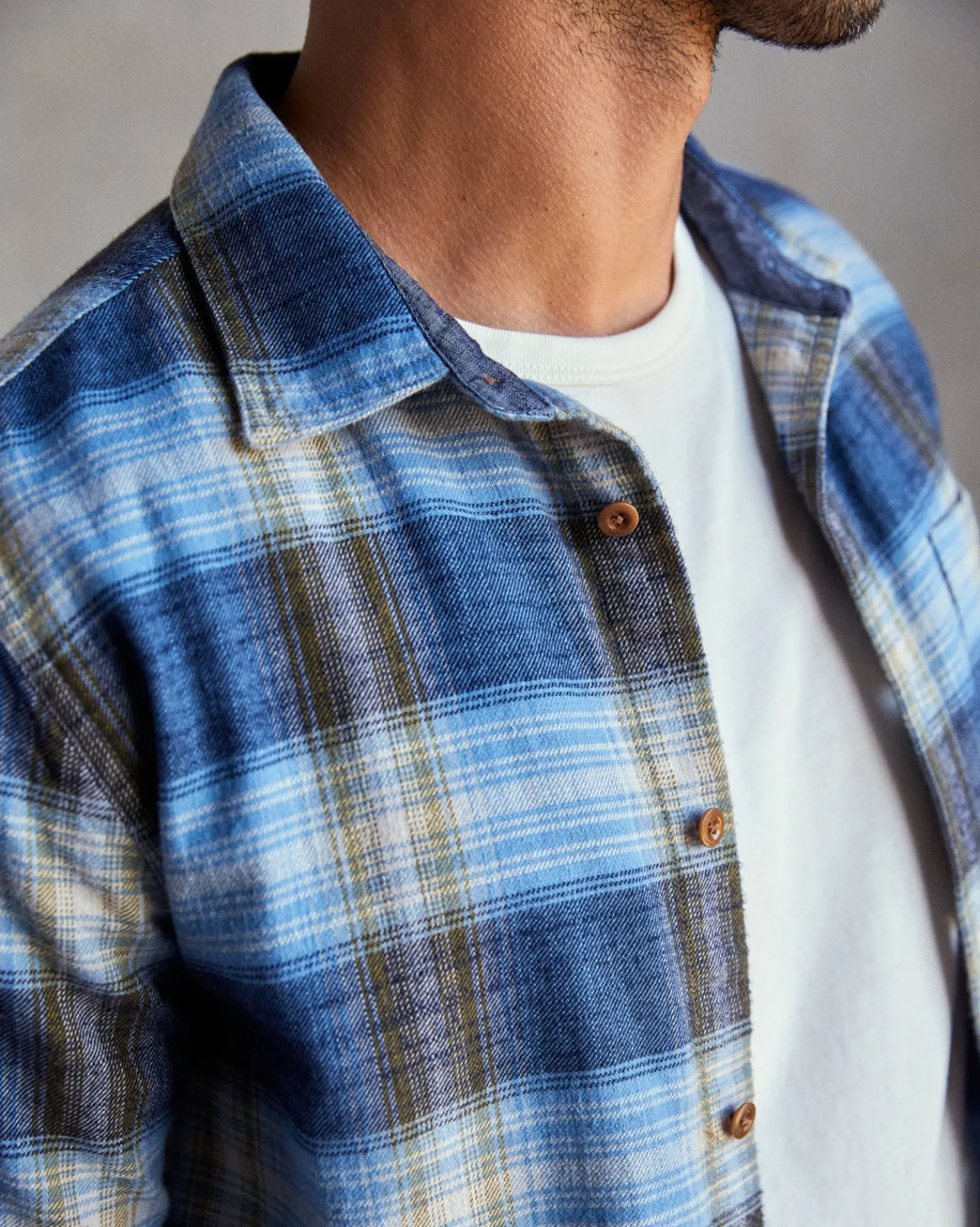 Transitional Slub Flannel