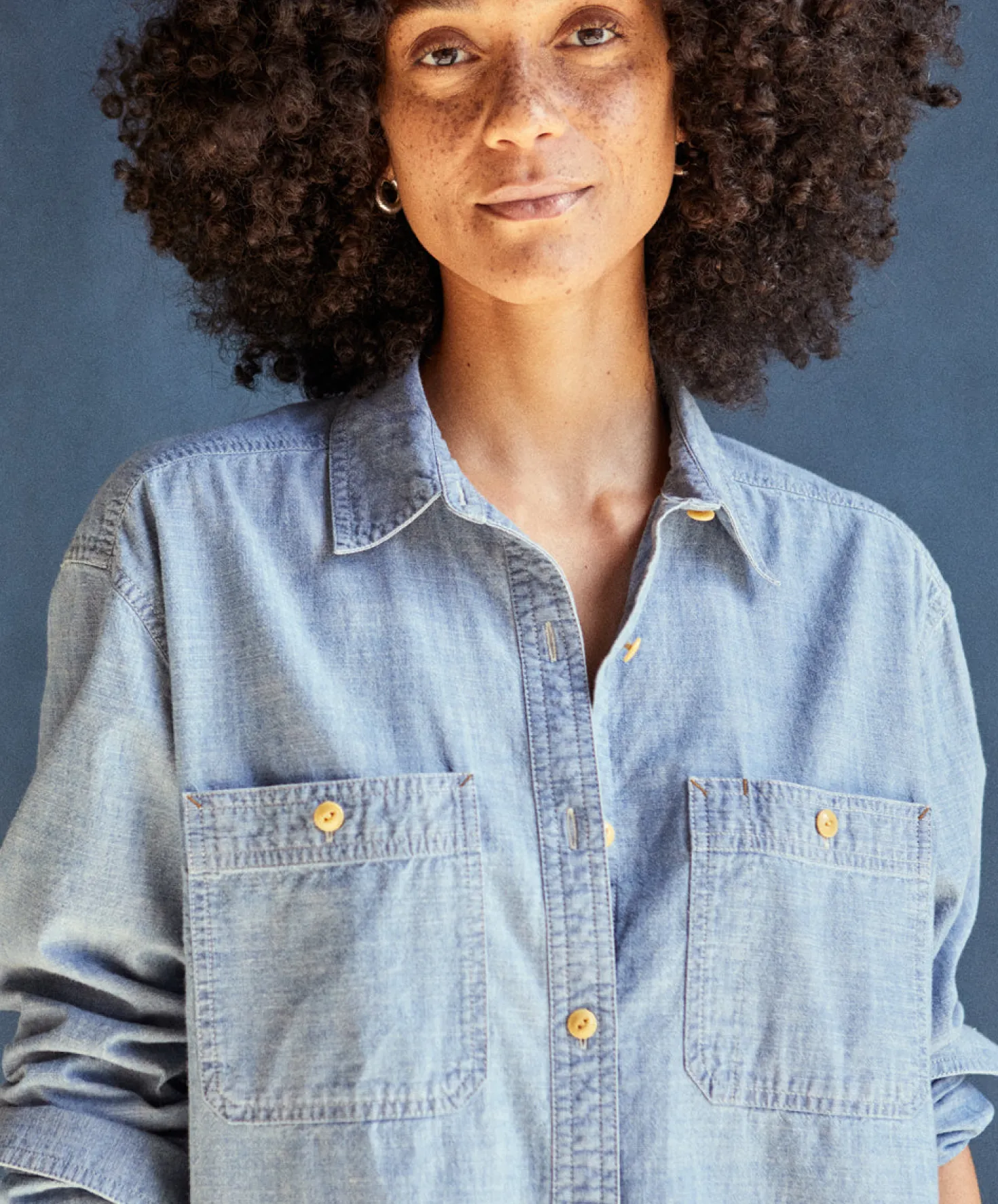 Women's Chambray Utility Shirt