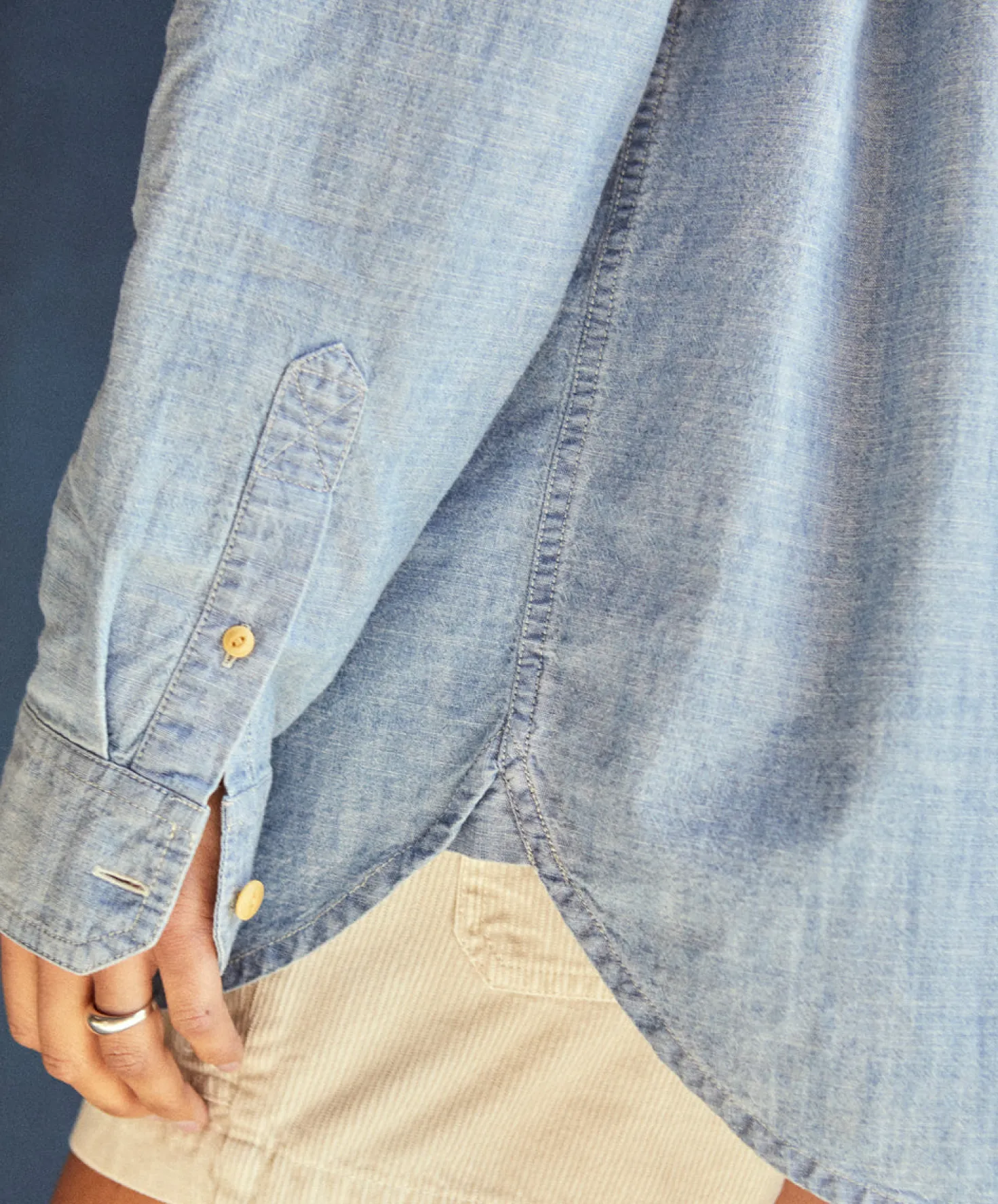 Women's Chambray Utility Shirt